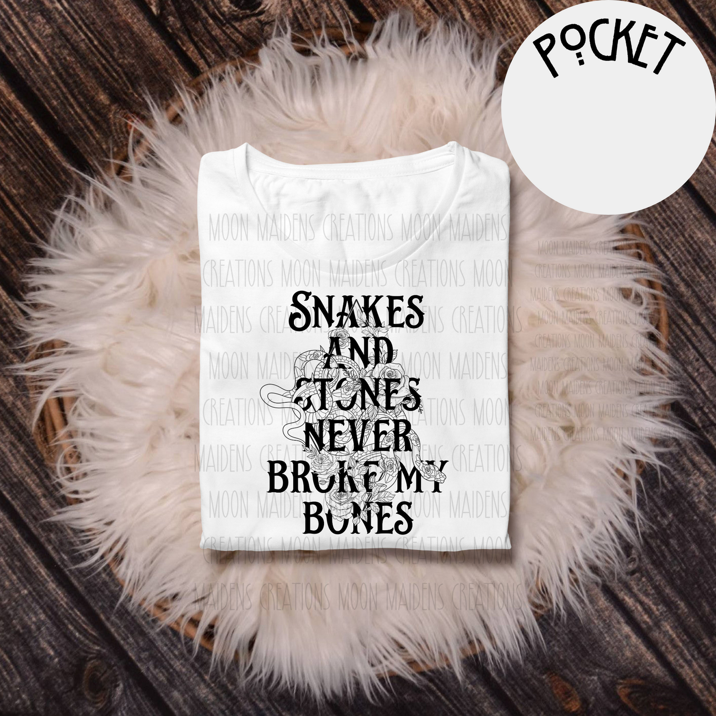 Snakes and stones T shirt