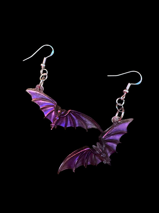 Bat earrings