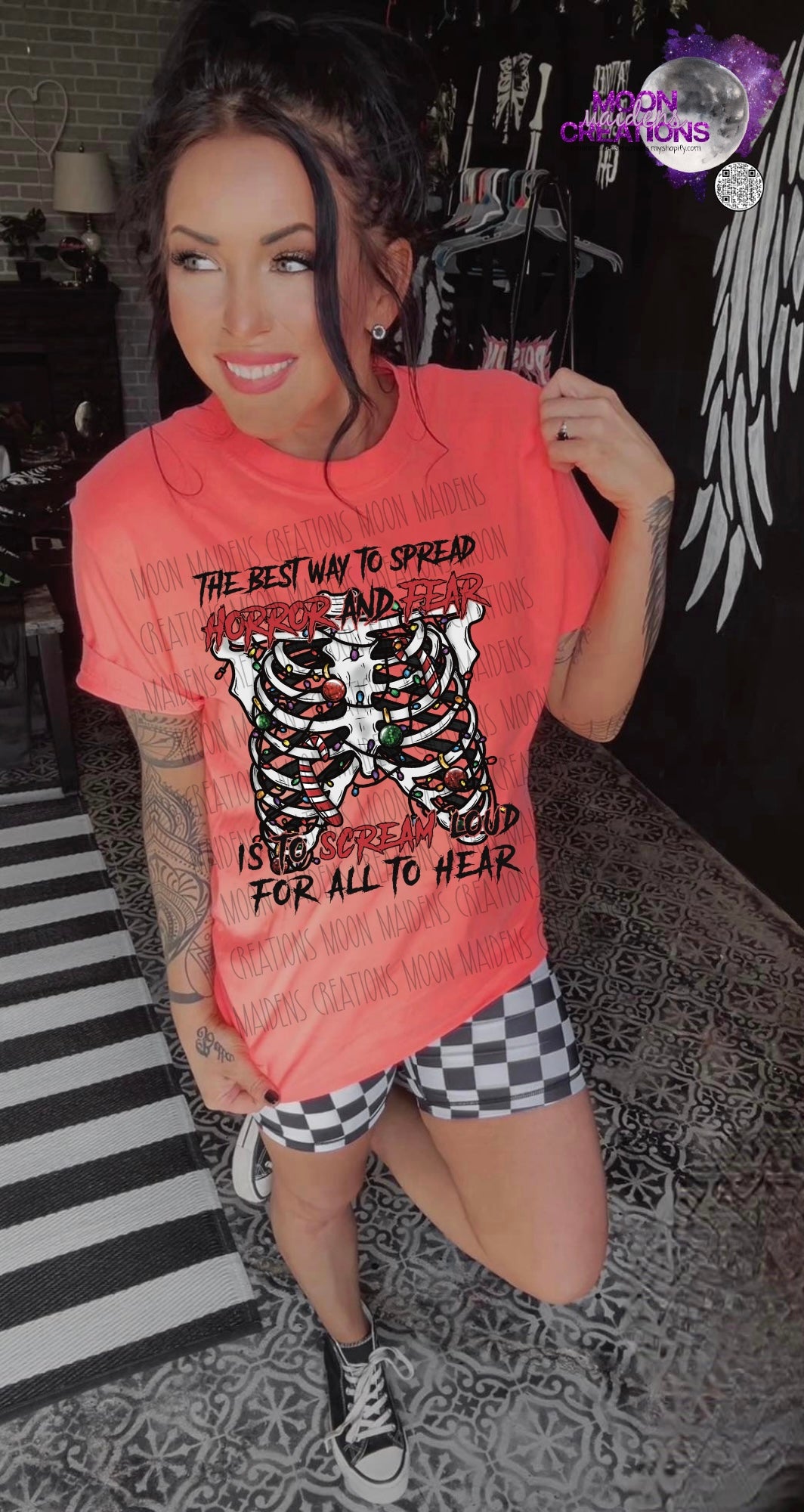 The best way to spread horror and fear T shirt