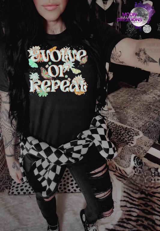 Evolve or repeat T shirt