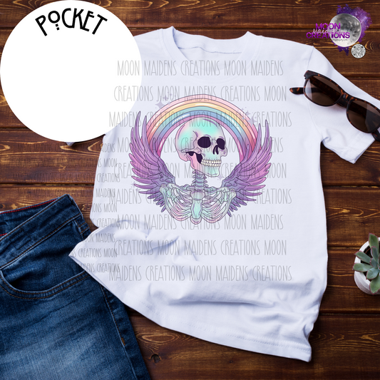 Skelly rainbow T shirt