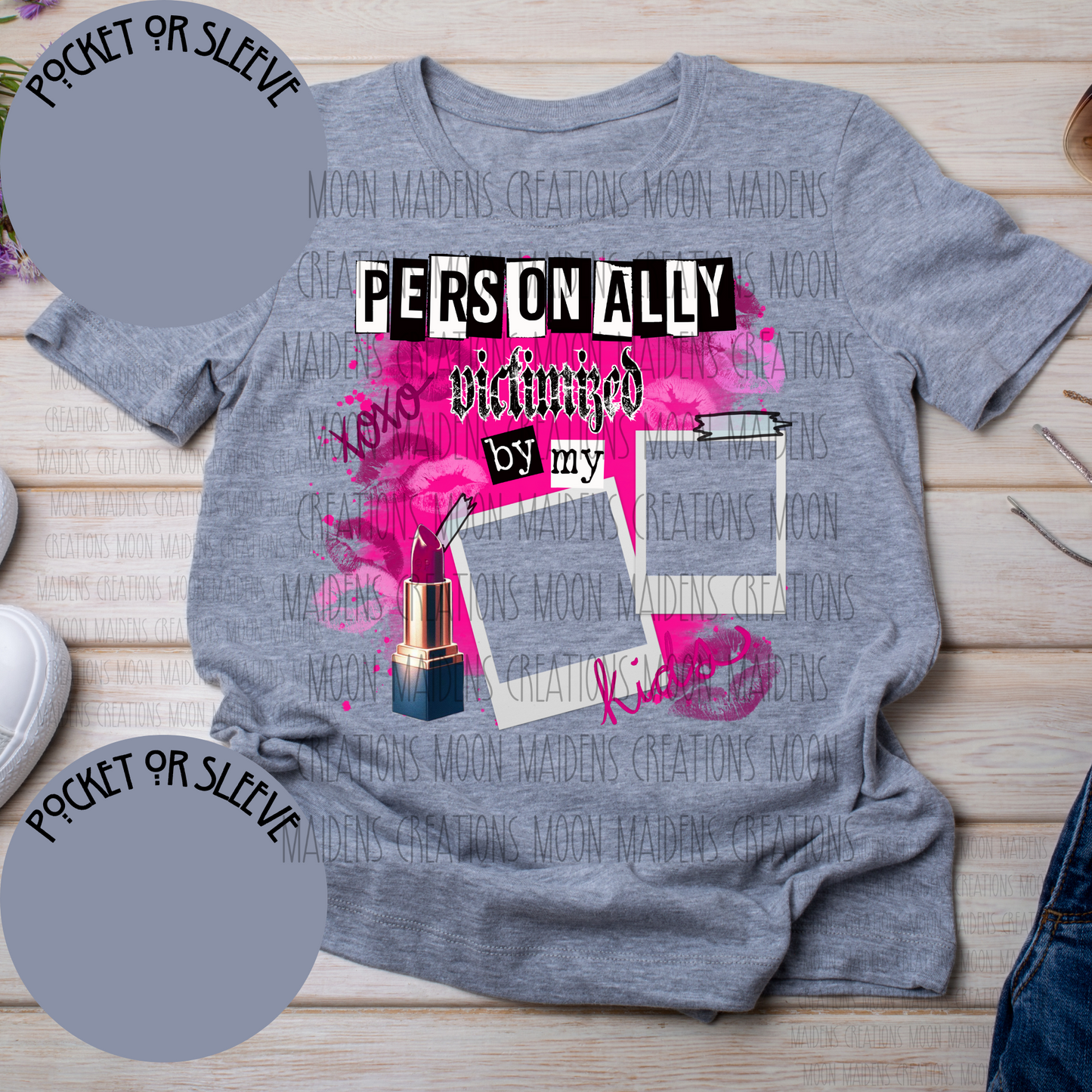 Personally victimized kids customizable T shirt