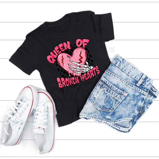 Queen of Broken Hearts T shirt