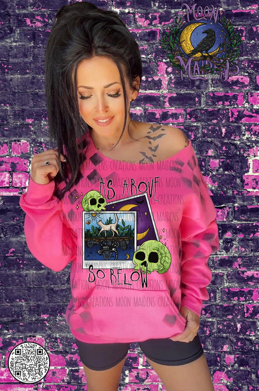 As above so below sweatshirt