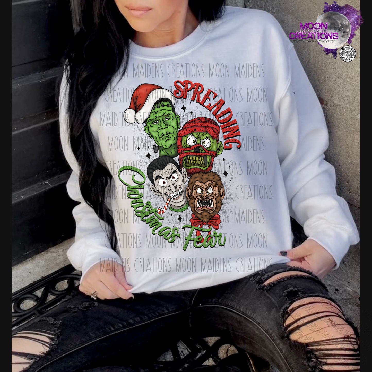 Spreading christmas fear sweatshirt