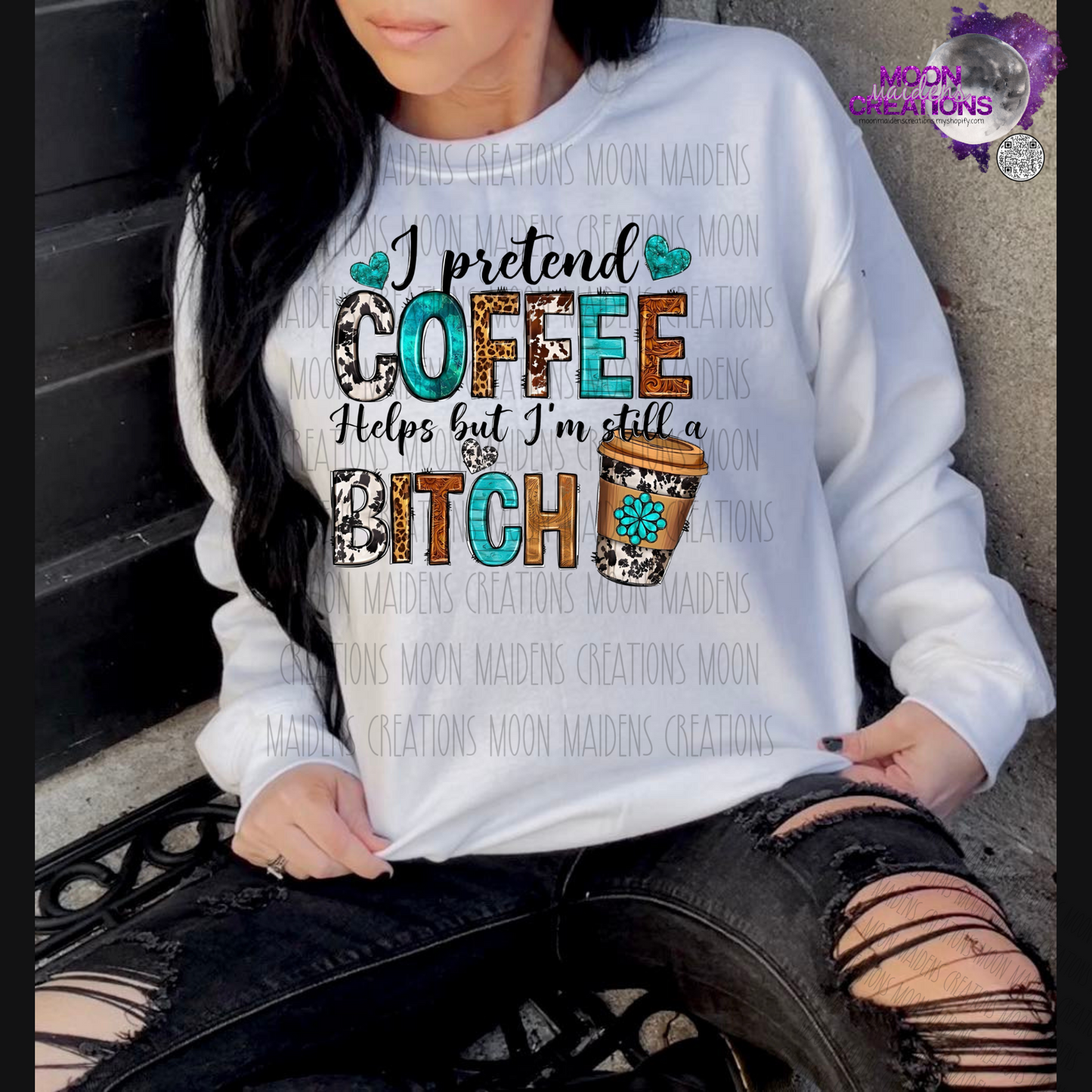 I pretend coffee helps T shirt