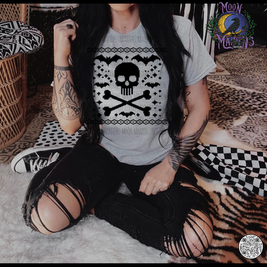 Sweater weather Skull and Crossbones sweatshirt