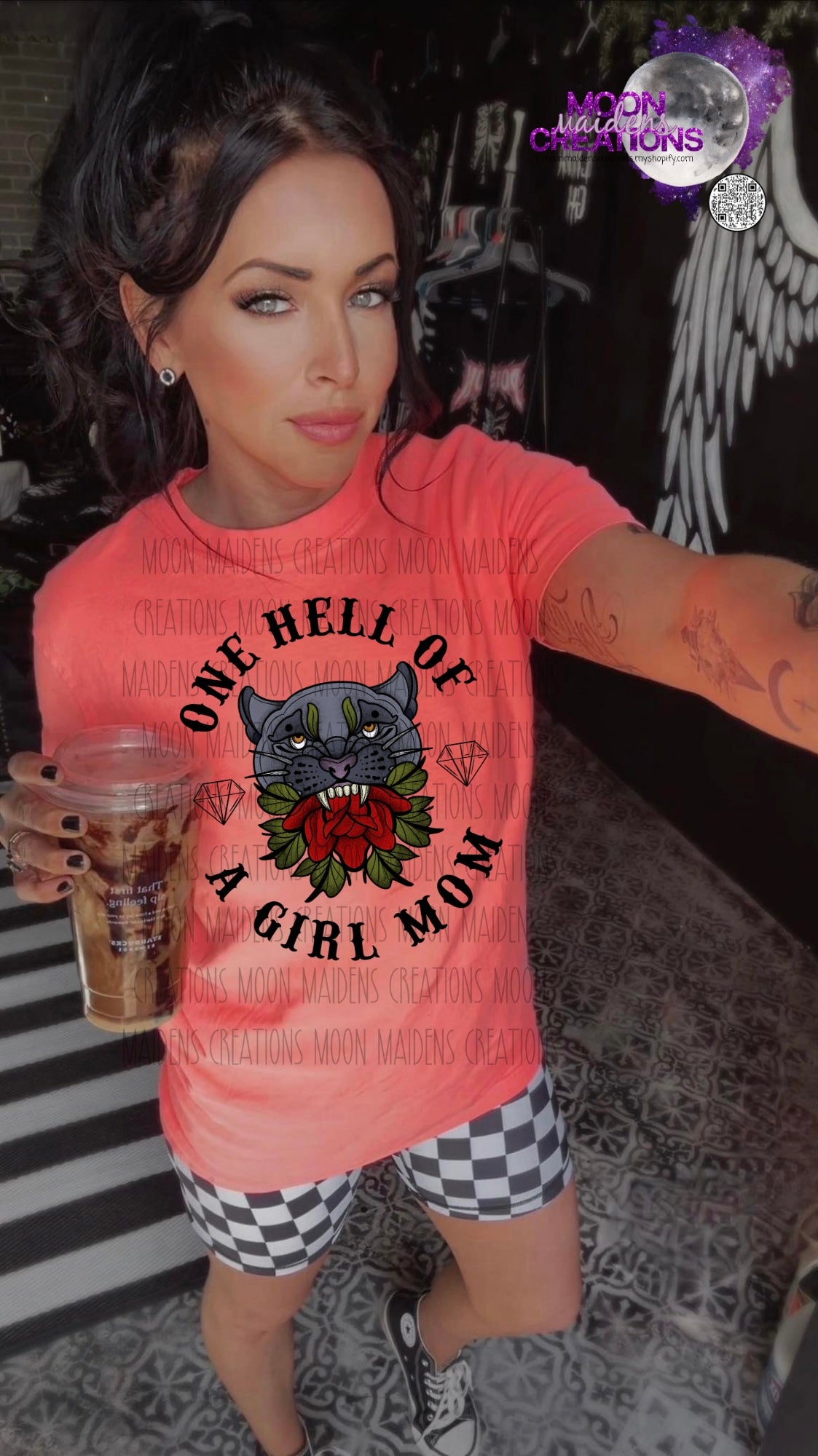 One hell of a girl mom sweatshirt