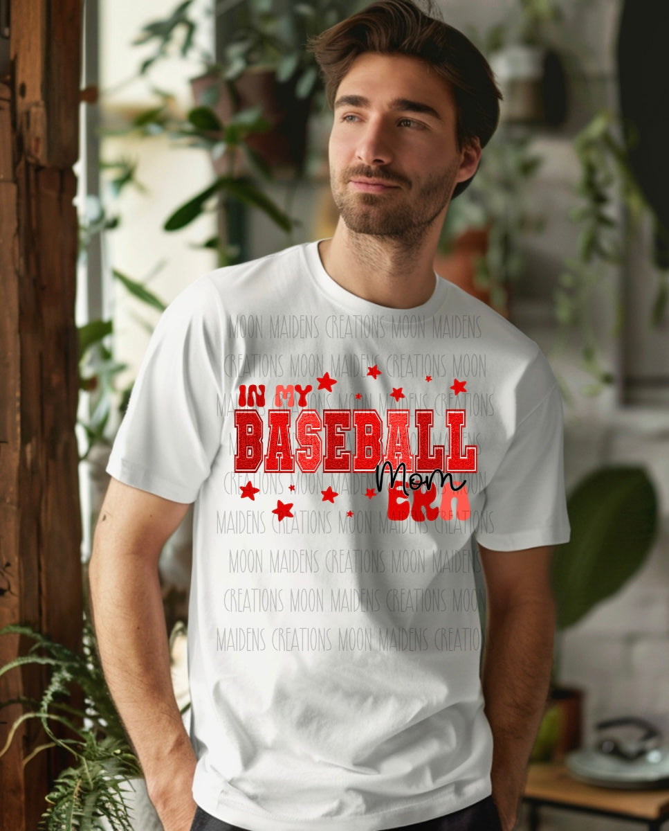 In my baseball mom era T shirt