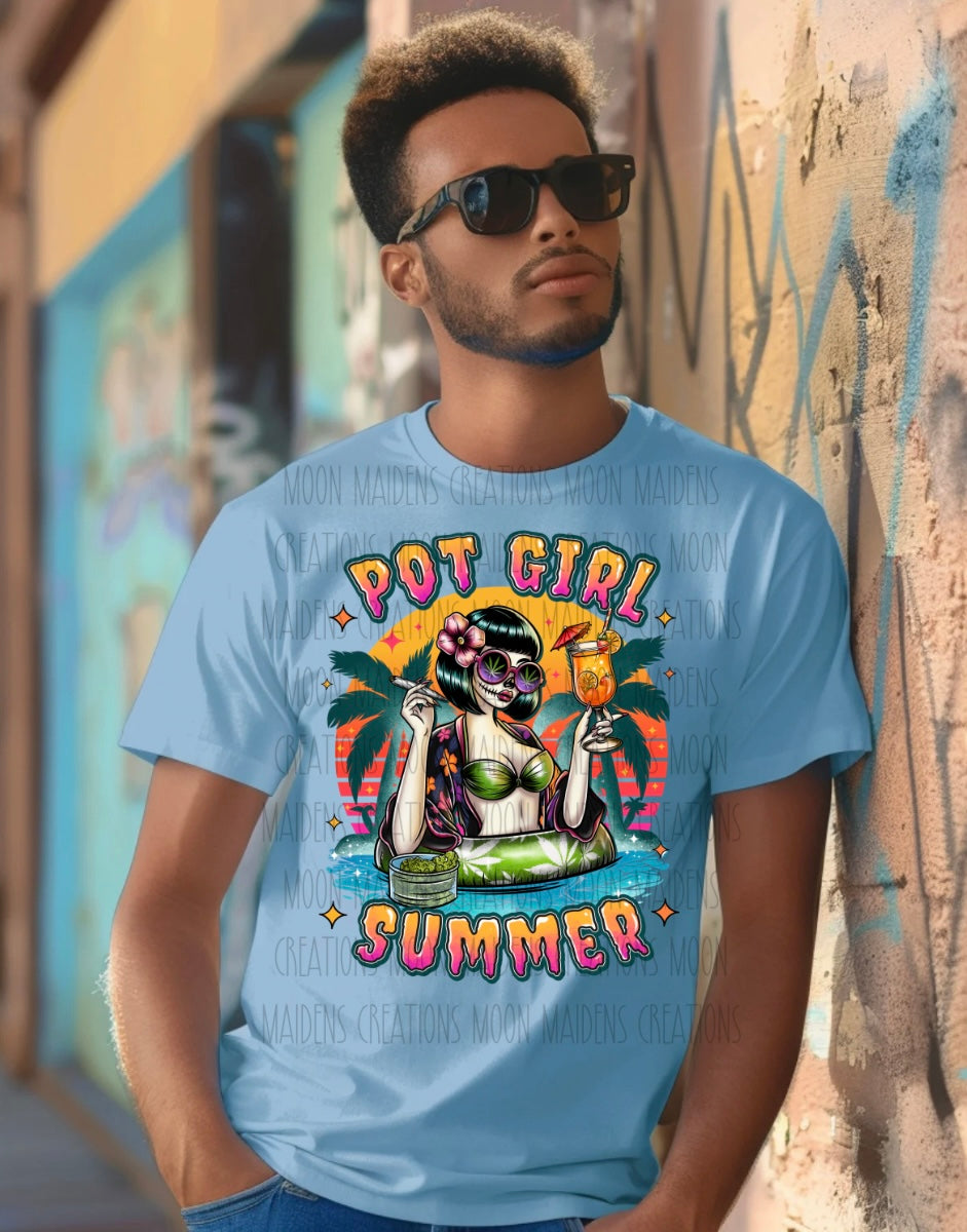 Pot girl summer T shirt