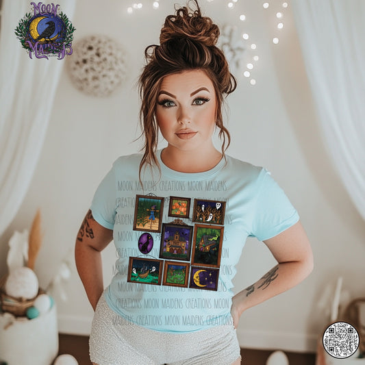 Spooky collage sweatshirt