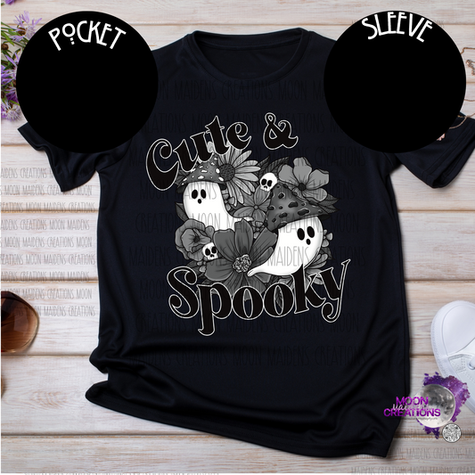 Cute and spooky mono T shirt