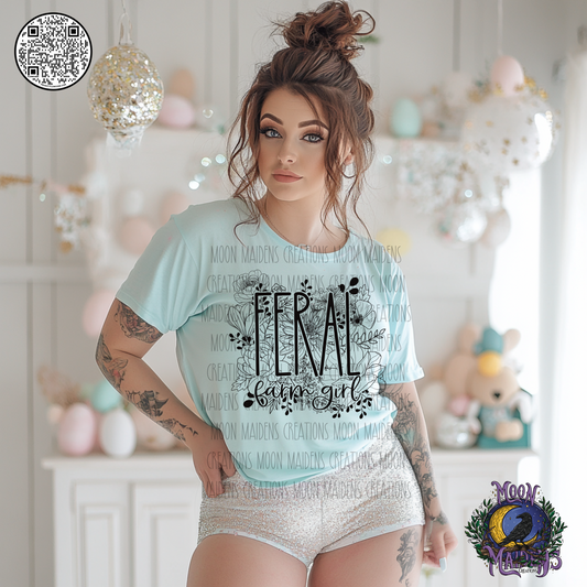 Feral farm girl T shirt