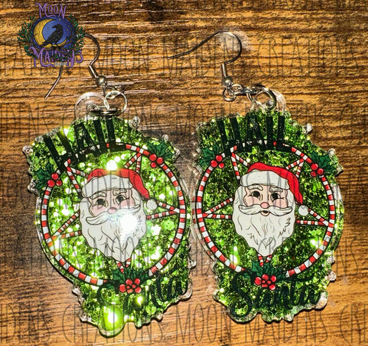 Hail Santa Earrings