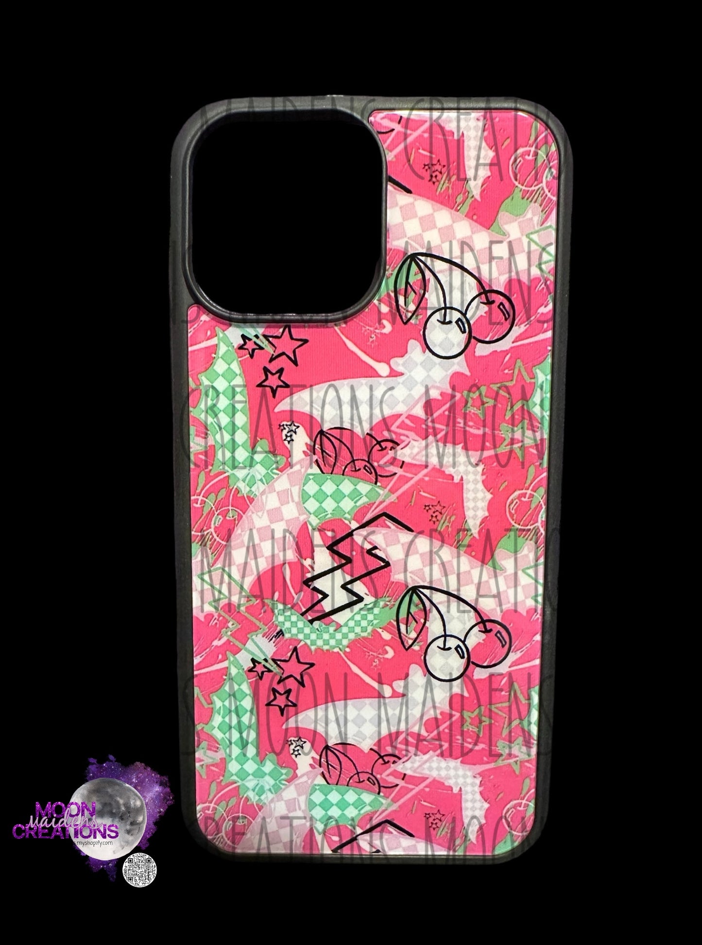 Electric Cherries Phone Case