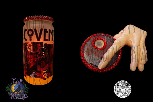 The Supreme 16 oz fancy glass can