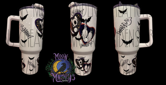 Spooky Kitties UV color change 40oz Tumbler