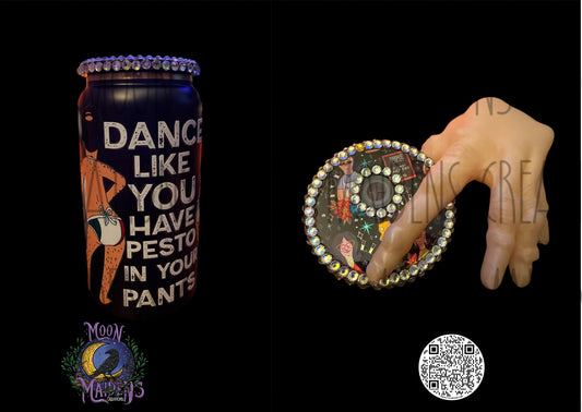 Pesto Pants 16 oz fancy stainless can