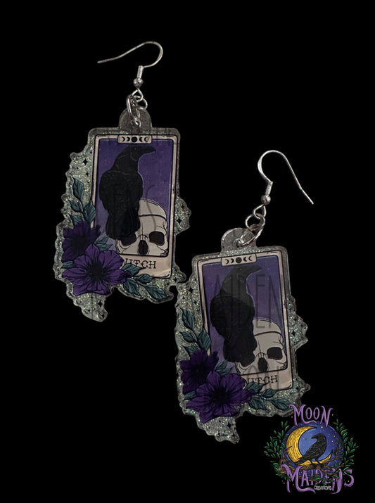 Witch Tarot earrings