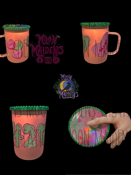 Stoned as Fuck 17 oz fancy glass mug