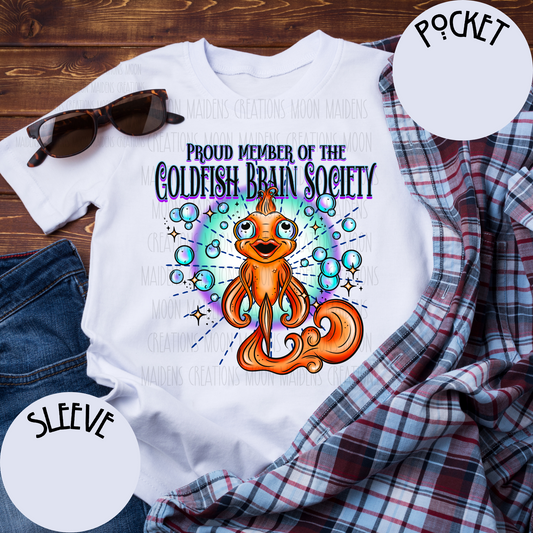 Goldfish brain society sweatshirt