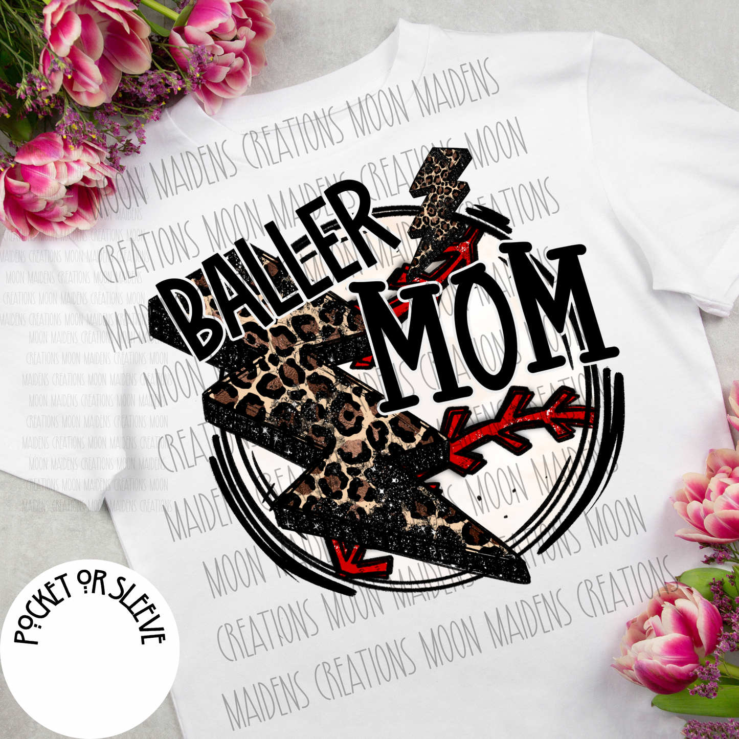 Baller mom Baseball long sleeve