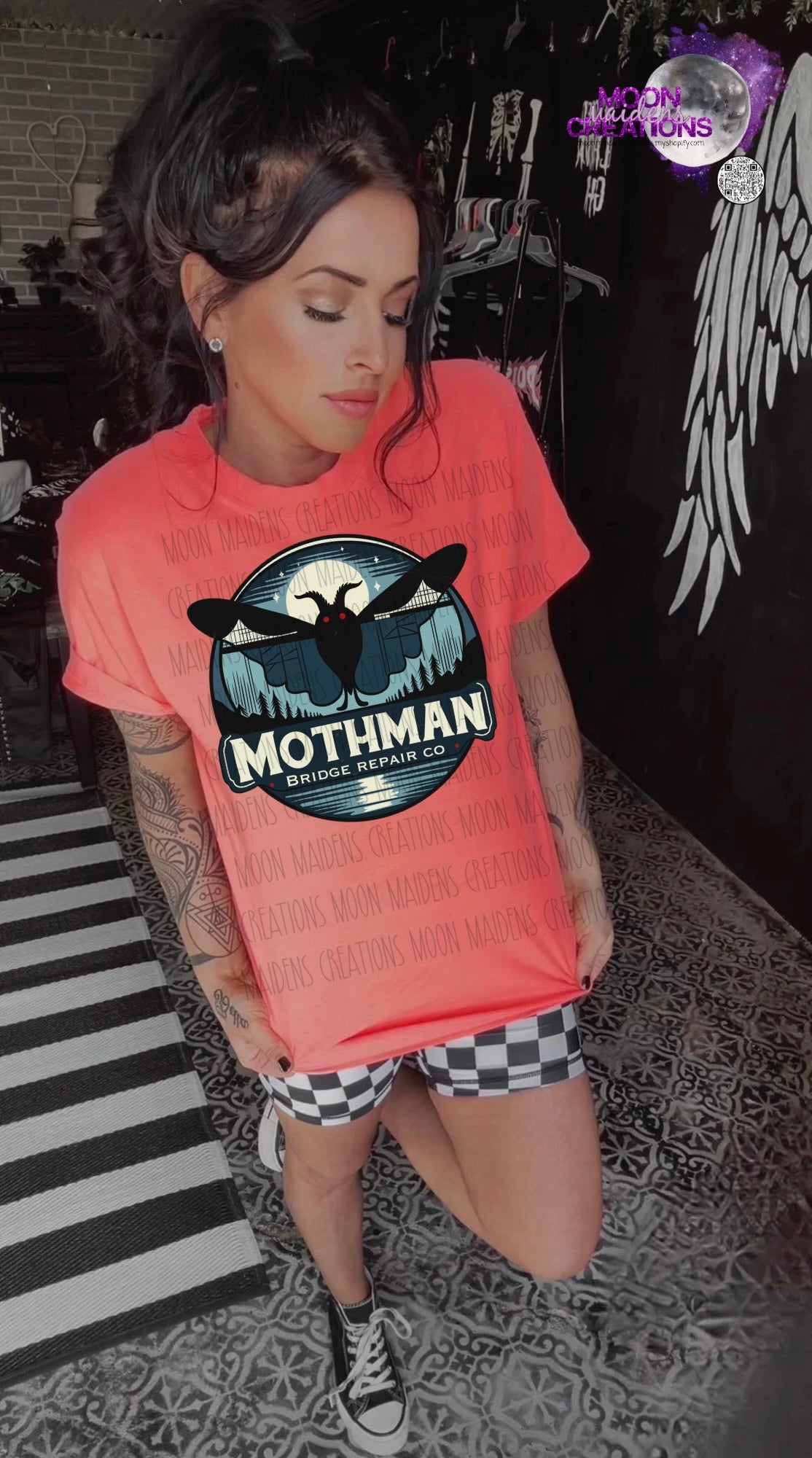 Mothman bridge repair long sleeve