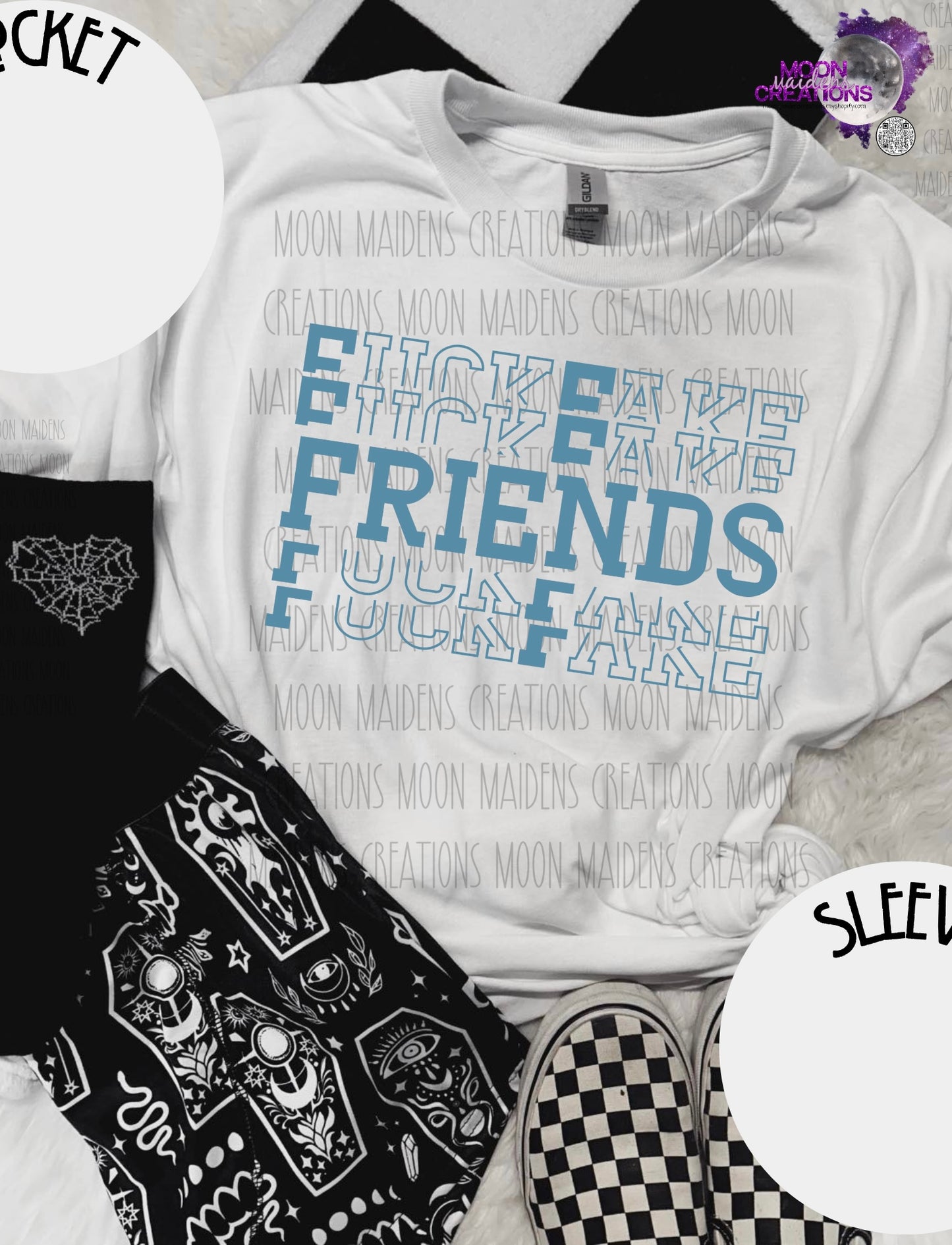 Fuck fake friends long sleeve