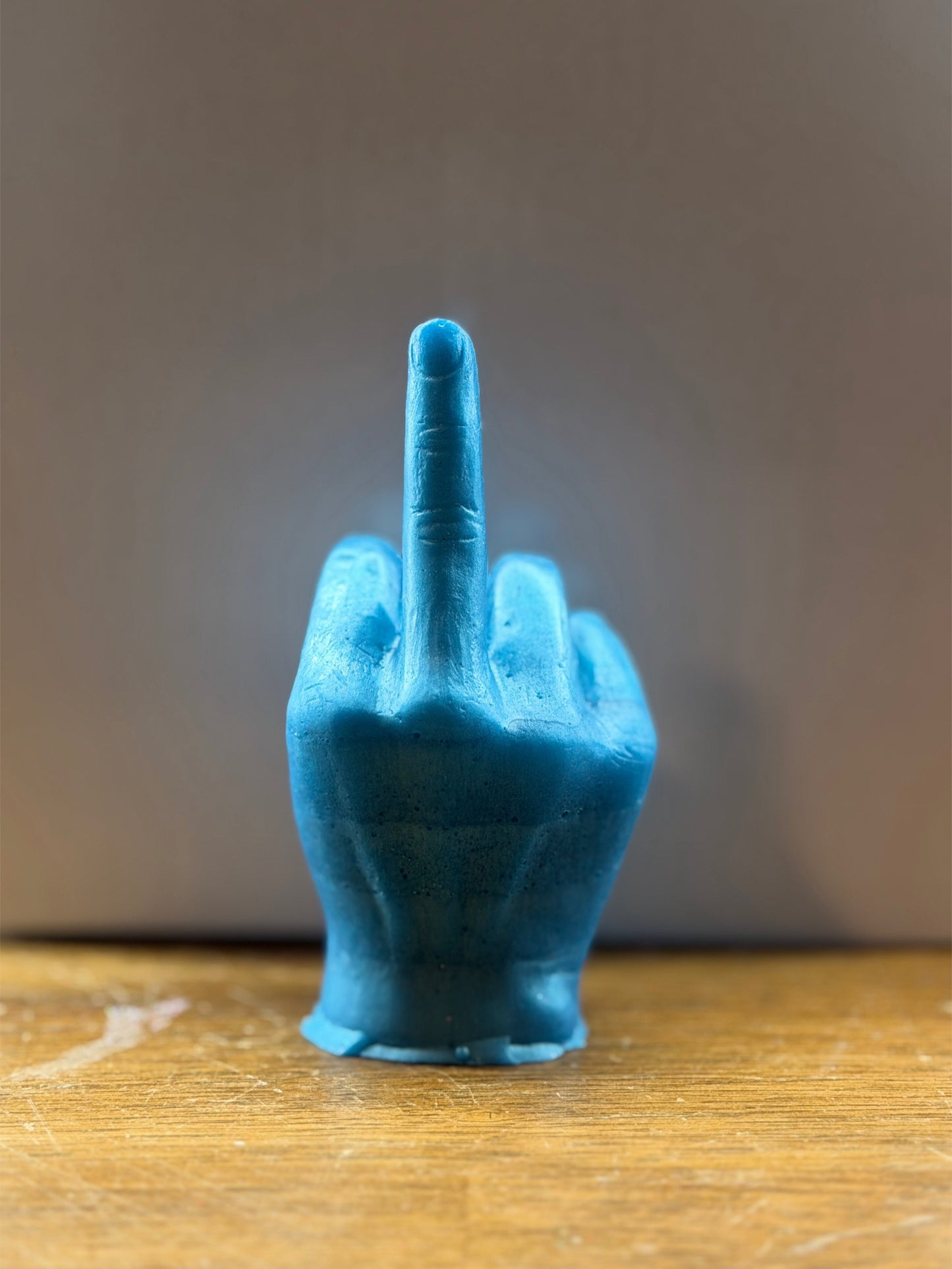 Middle Fingers Up Blue
