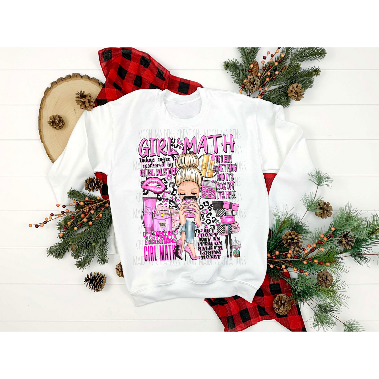 Girl math Long sleeve T shirt