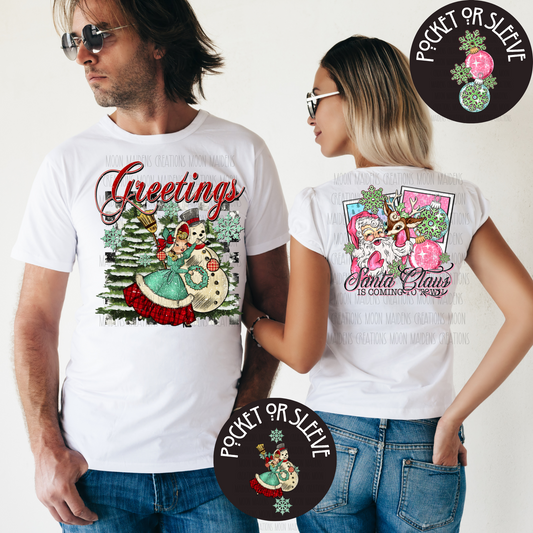 Santa Claus is coming to town Long sleeve