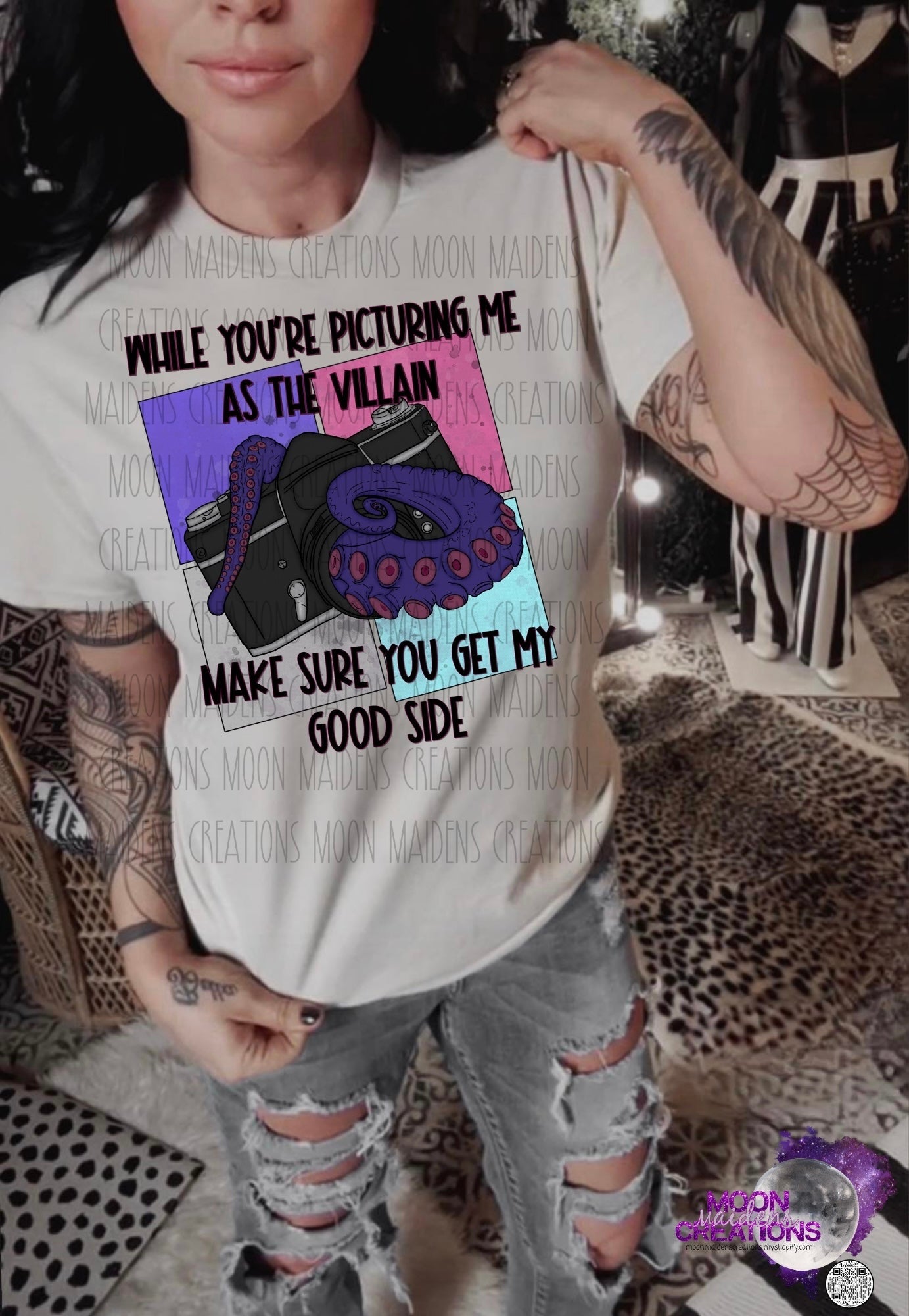 While you’re picturing me as the villain Long sleeve