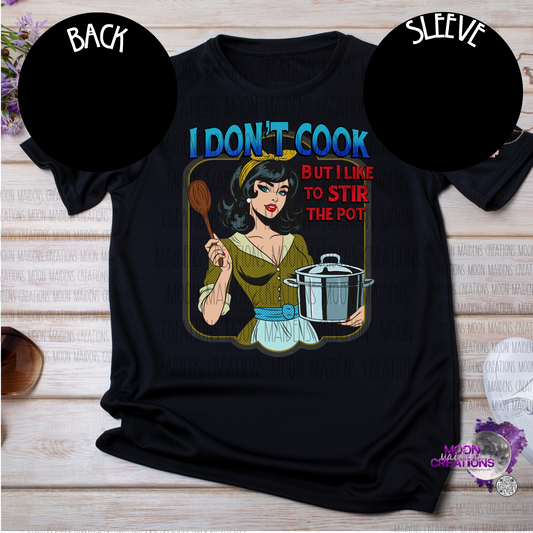 I don’t cook sweatshirt