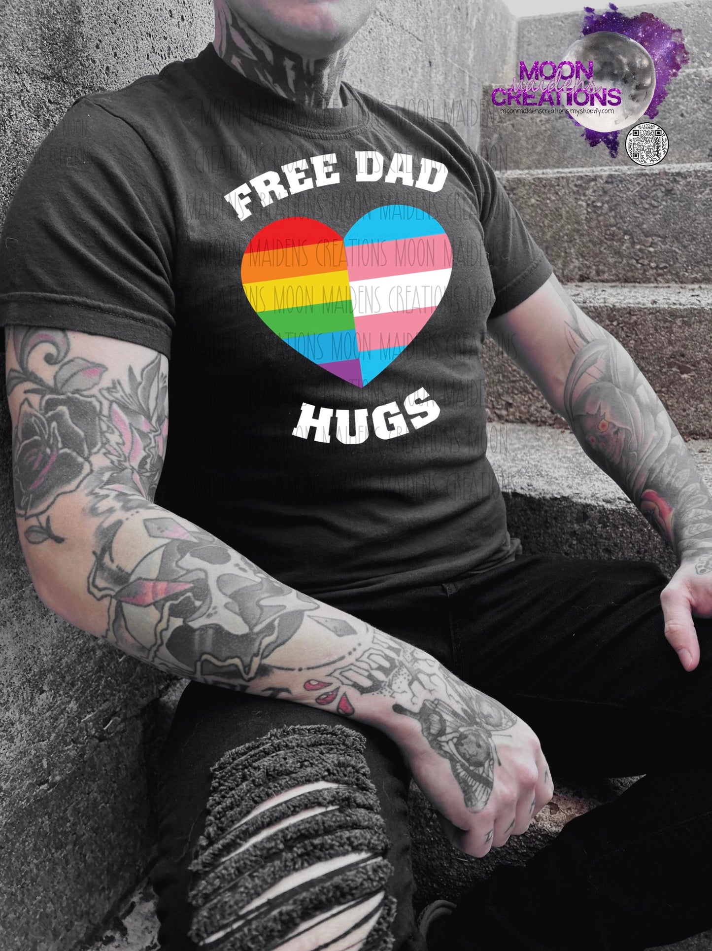 Free dad hugs sweatshirt