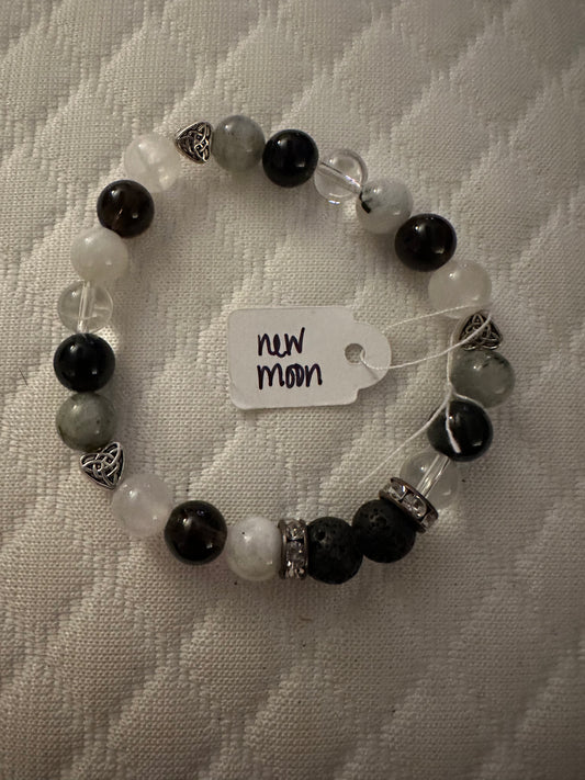 Beaded Bracelet-New Moon